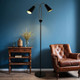 Bombono Floor Lamp E27 120W 1500mm Black and Antique Brass Bombono Floor Lamp E27 120W 1500mm Black and Antique Brass